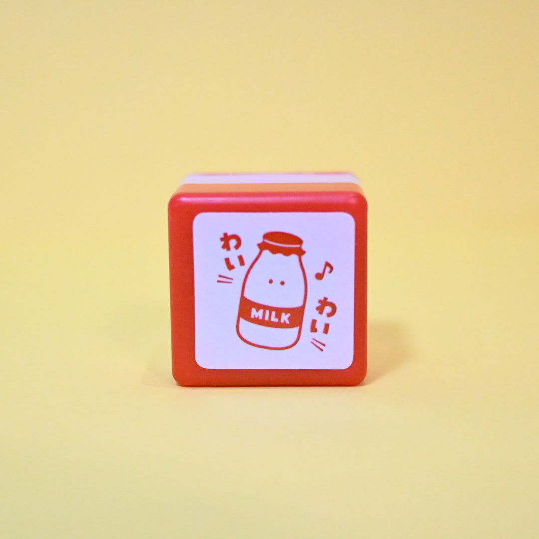 Milk Stamp and Ice Cream Keychain Gachapon Set (2 pcs.)
