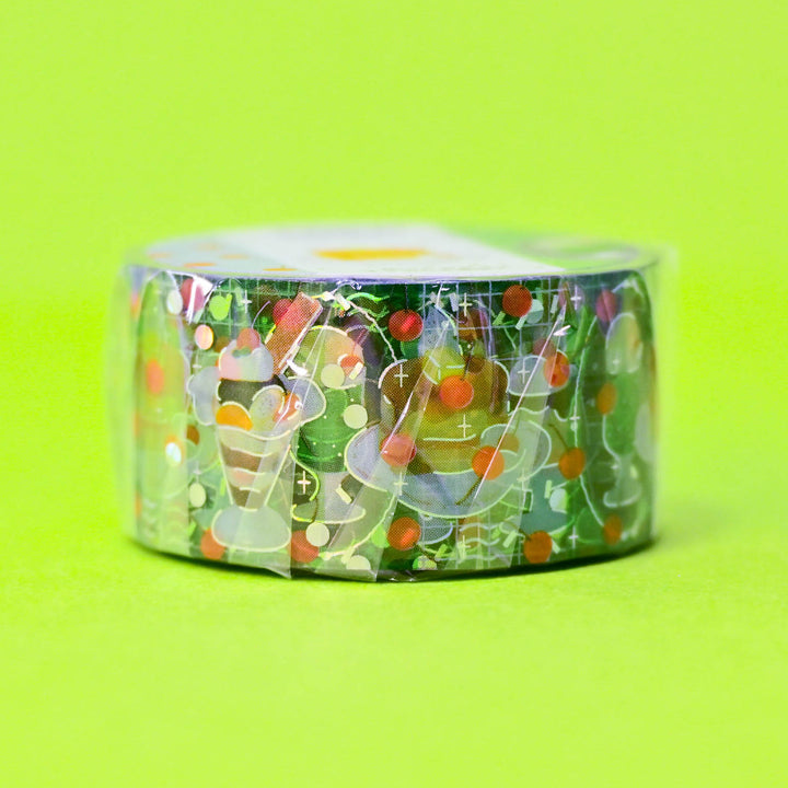 SAIEN Cherry Café Twinkle Clear Tape 2cm