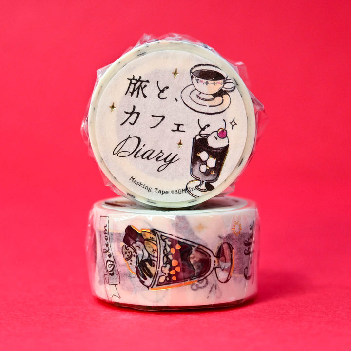 BGM Travel &amp; Café Noir Washi Tape 2cm