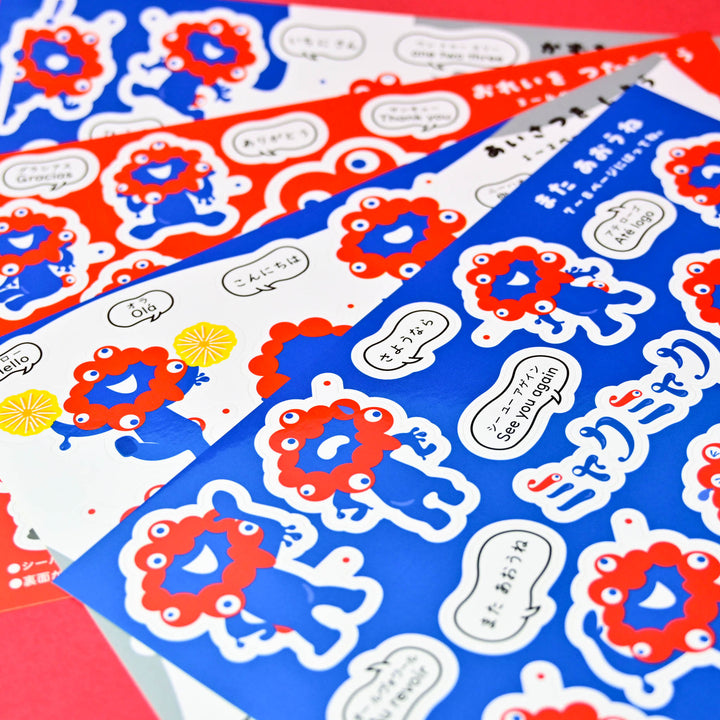 Osaka Expo 2025 Myaku-Myaku Sticker Book (75 stickers!)