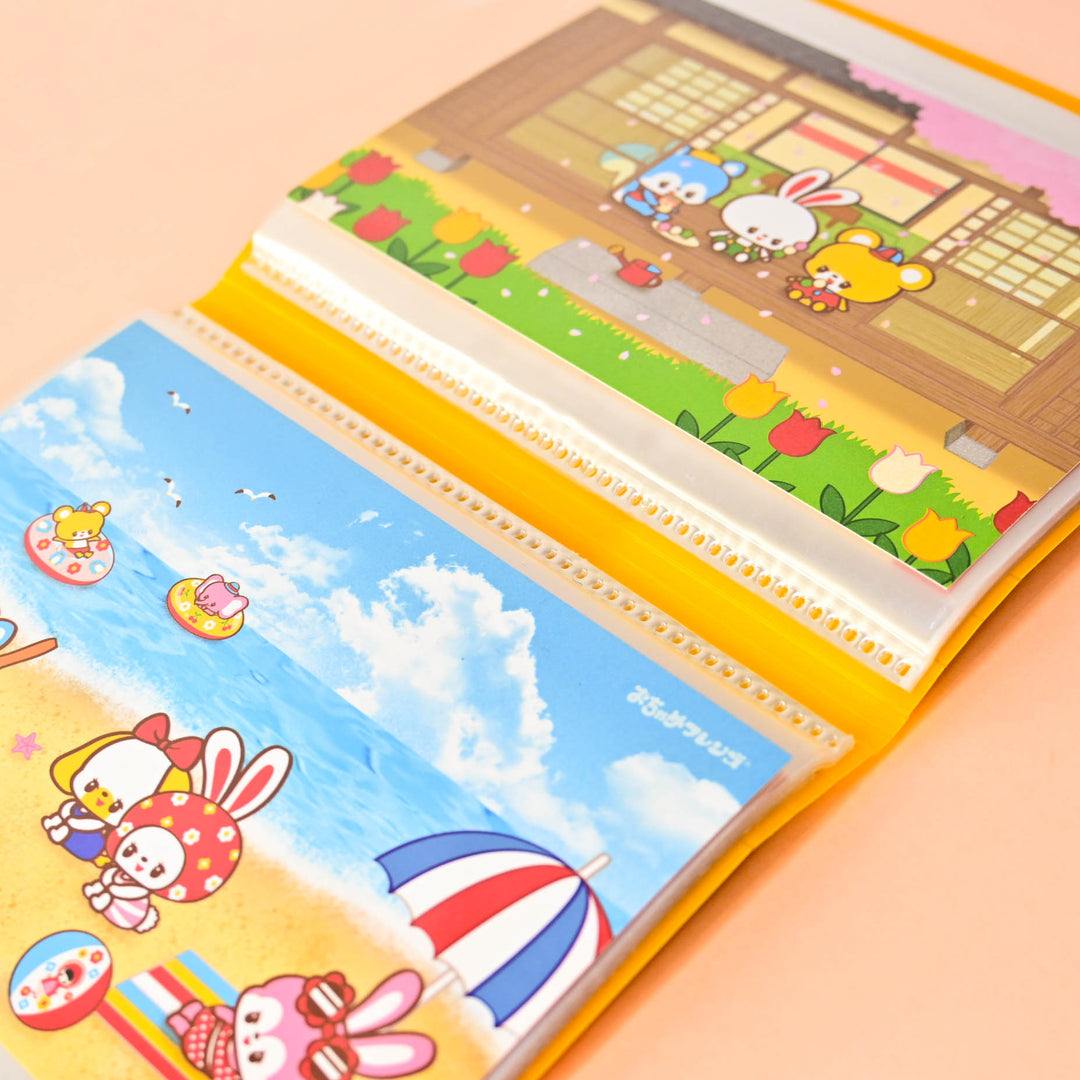 NOVITA Yellow Clear Pockets Binder A6 (60 pockets!)
