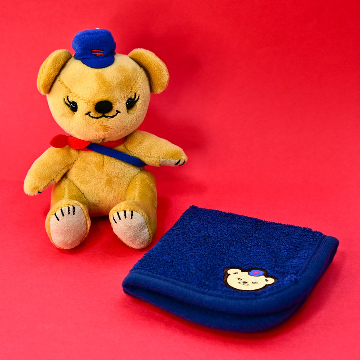 MOOK Posukuma Plush Keychain + Embroidered  Hand towel