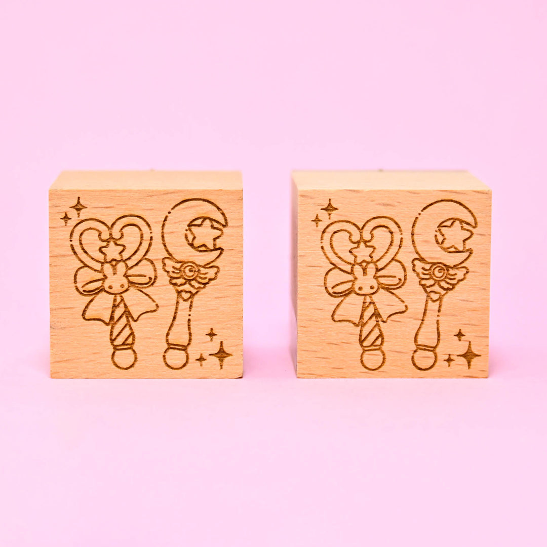 Artec Magical Girl Wooden Stamp Magic Wand