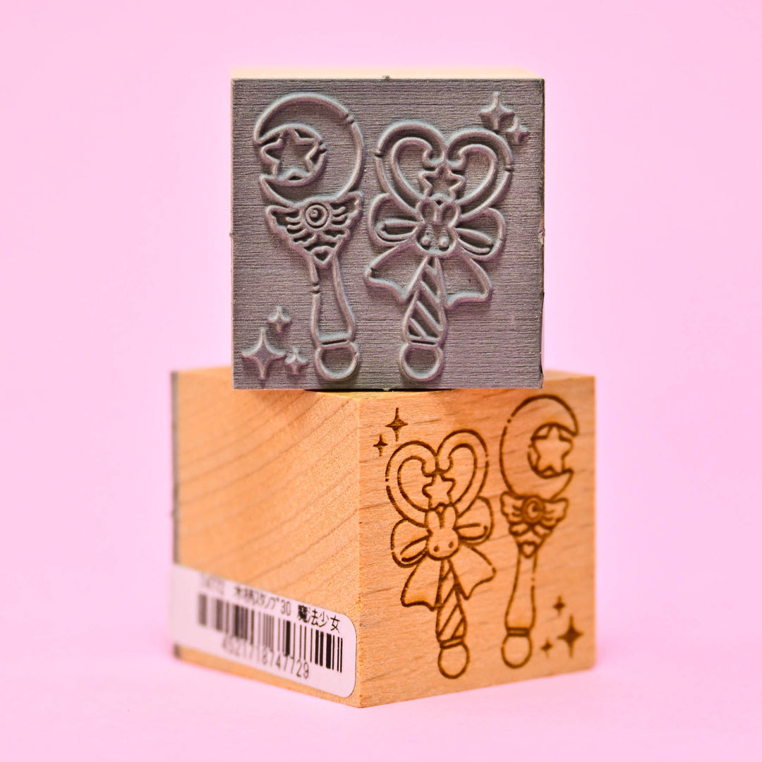 Artec Magical Girl Wooden Stamp Magic Wand