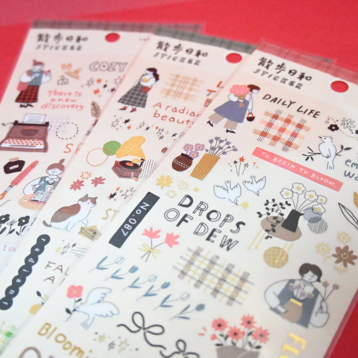 Everyday Fashion Sticker + Masking Tape Set