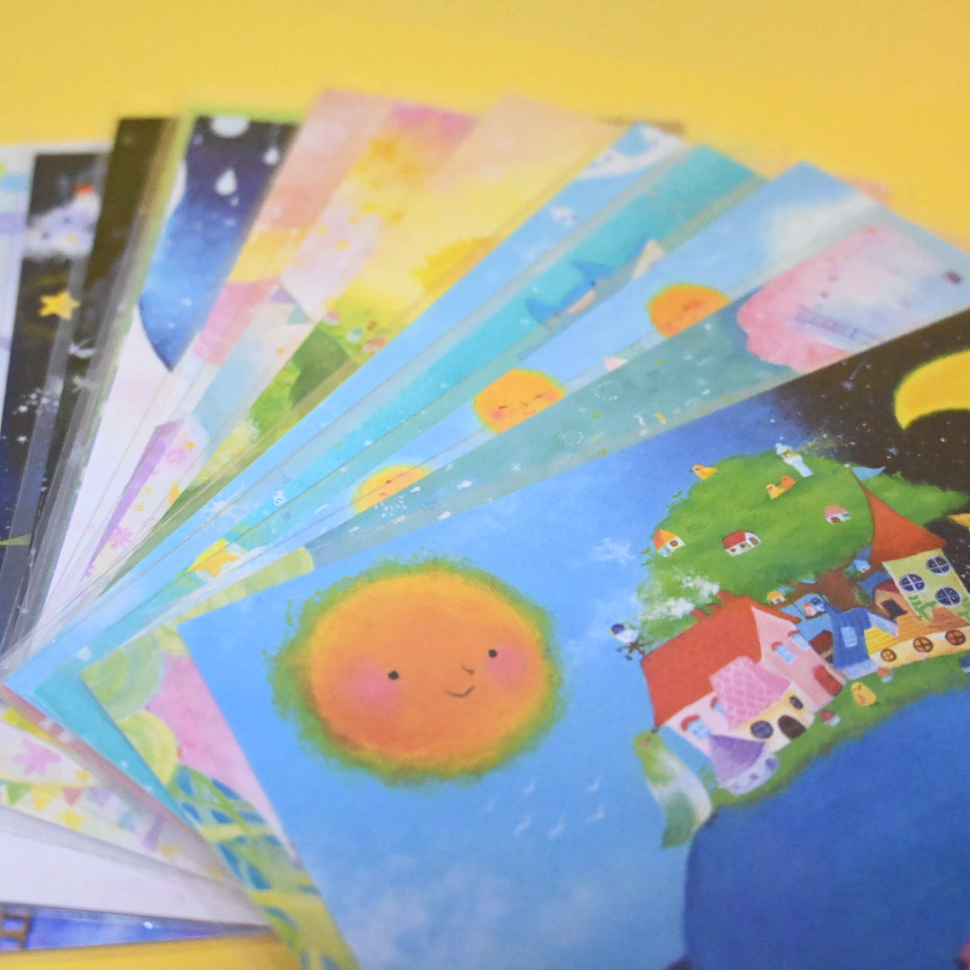Illustrated Animals Post Cards 15 Designs Set