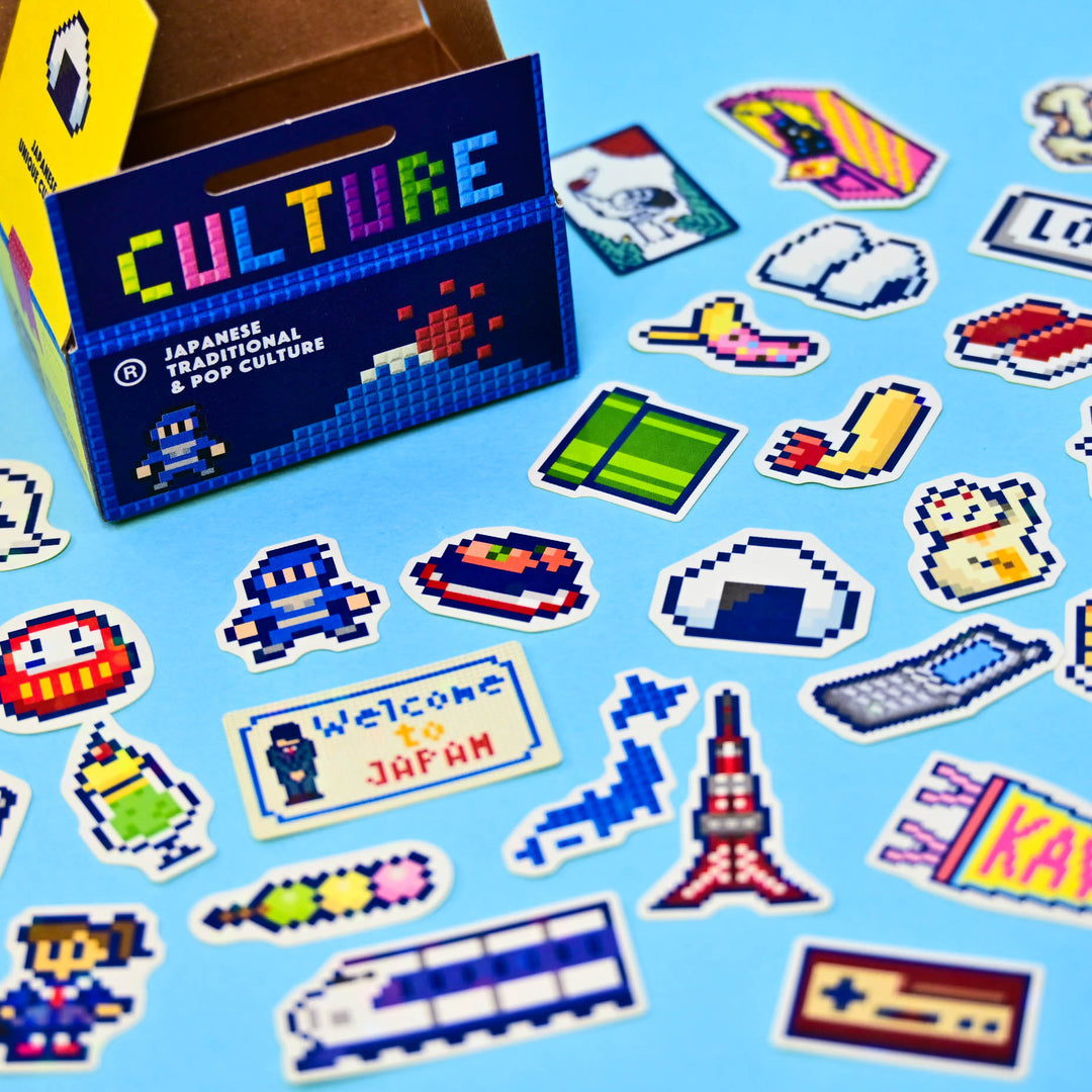 Japan Culture Box Flake Seals (43 pcs.)