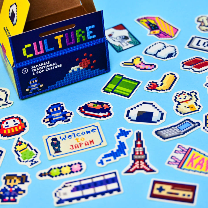 Japan Culture Box Flake Seals (43 pcs.)