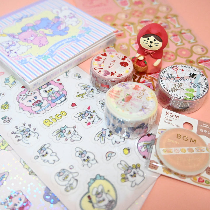 Pink Cute Stationery Set