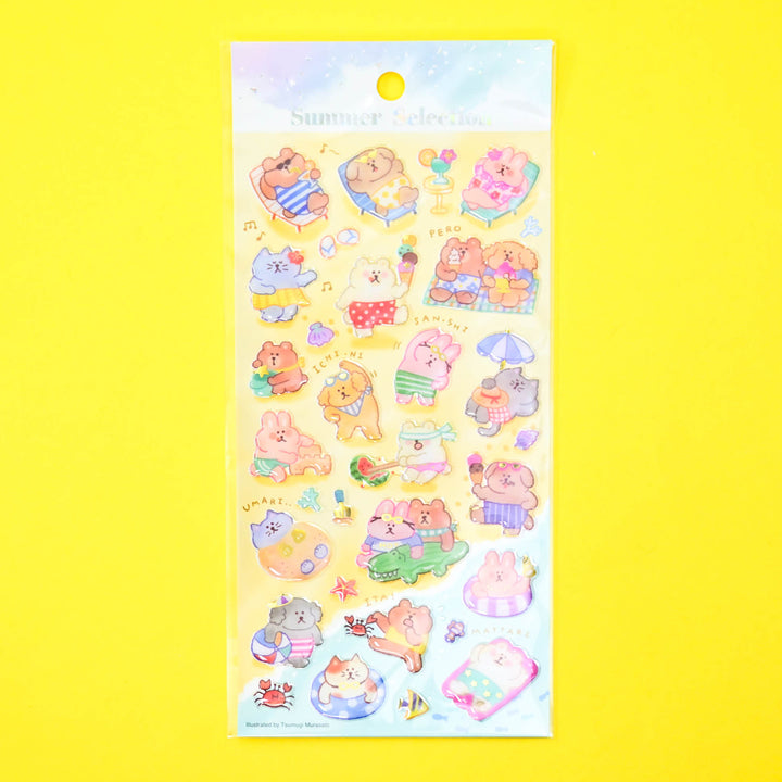 MINDWAVE Summer Selection Beach Day Sticker Sheet