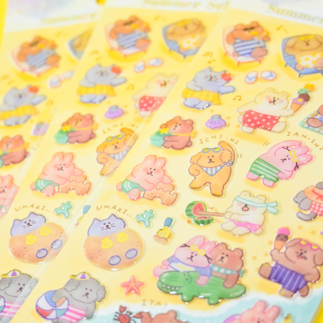MINDWAVE Summer Selection Beach Day Sticker Sheet