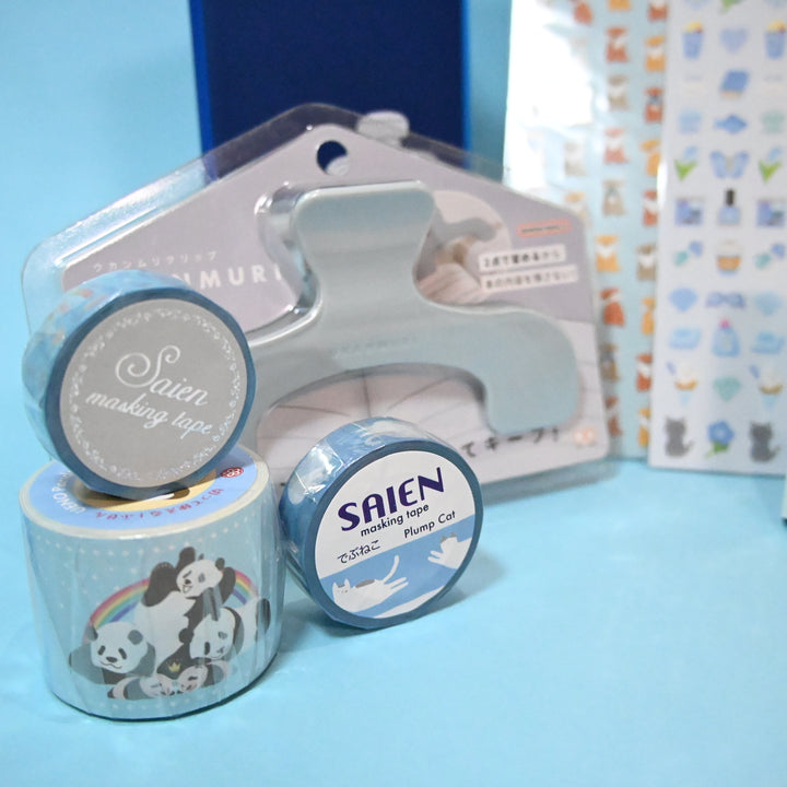 Blue Themed Stationery Set