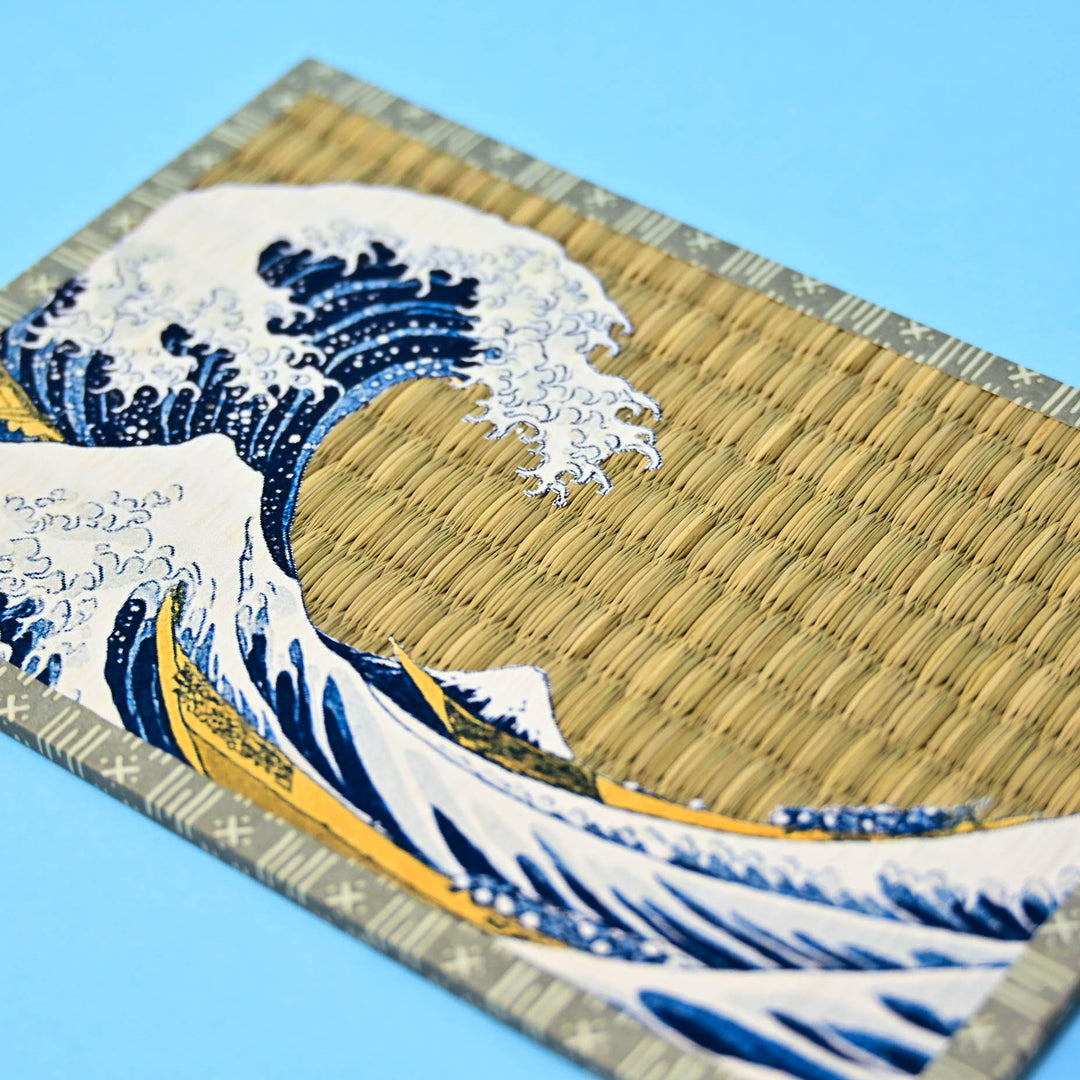 Hokusai The Great Wave Tatami Postcard