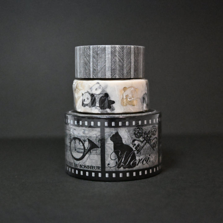 Black Themed Stationery Set