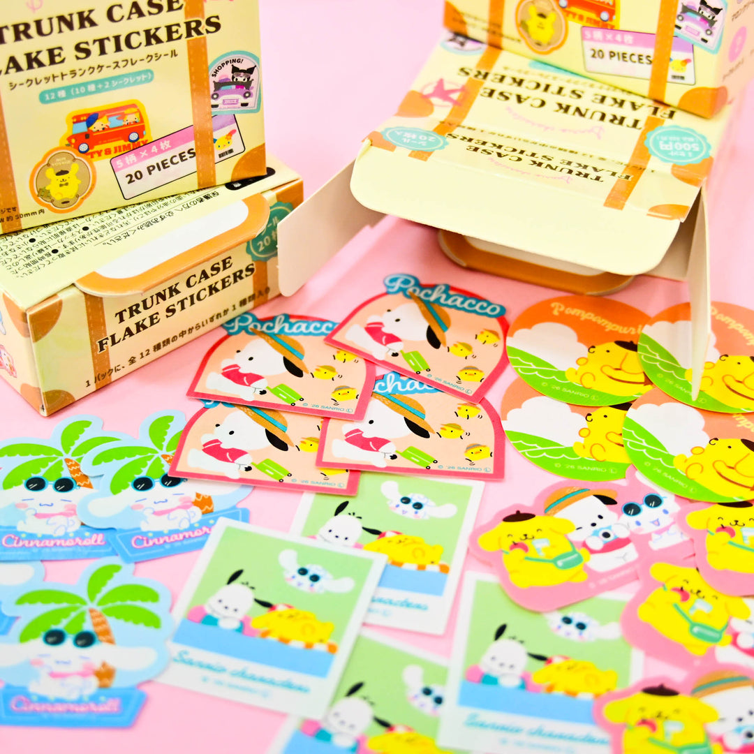 Sanrio Trunk Case Flake Stickers (Random)