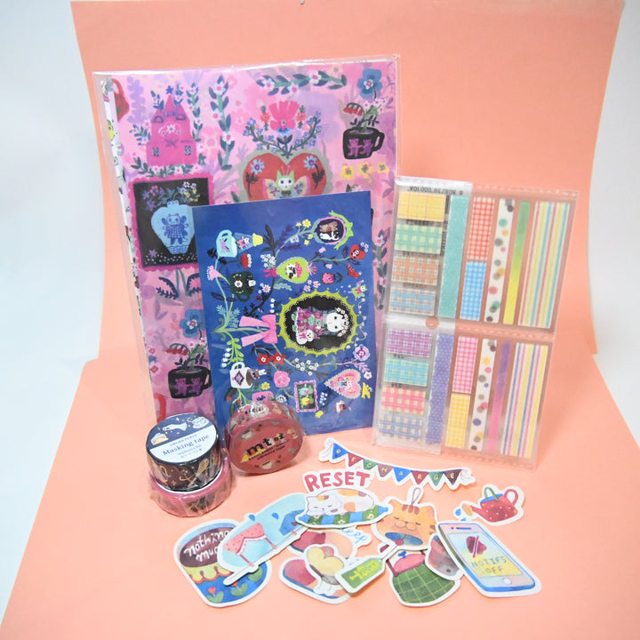 Vibrant Colorful ＆ Yumi Kitagishi Stationery Set