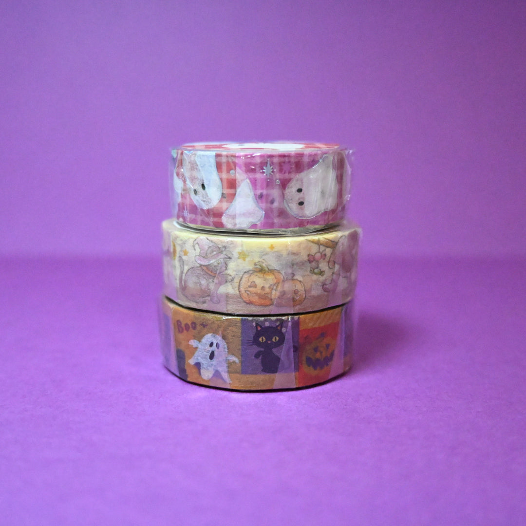Halloween ＆ Yokai Sticker + Masking Tape Set