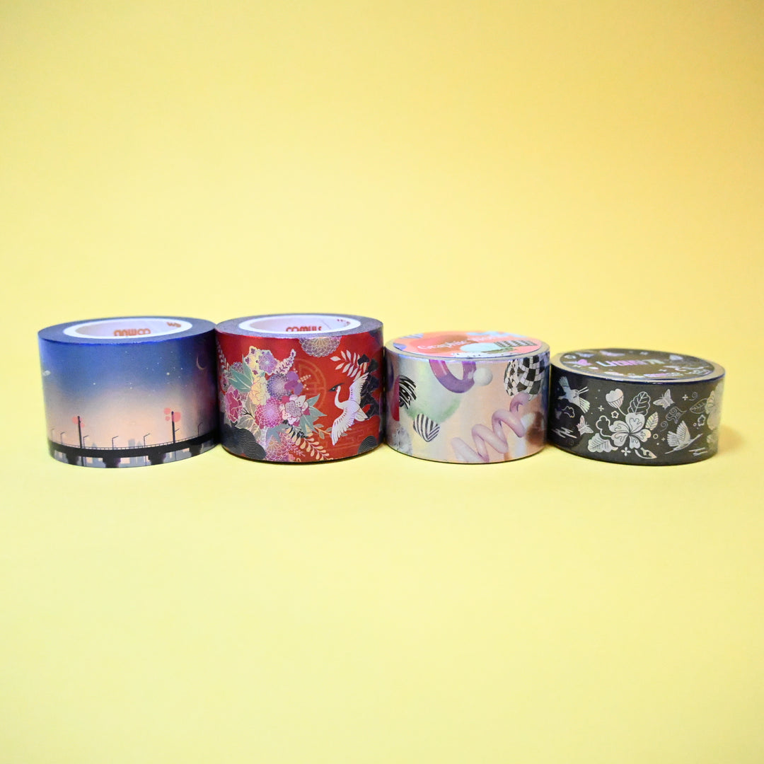 Holographic Tape Set with Pouch (4 pcs.)