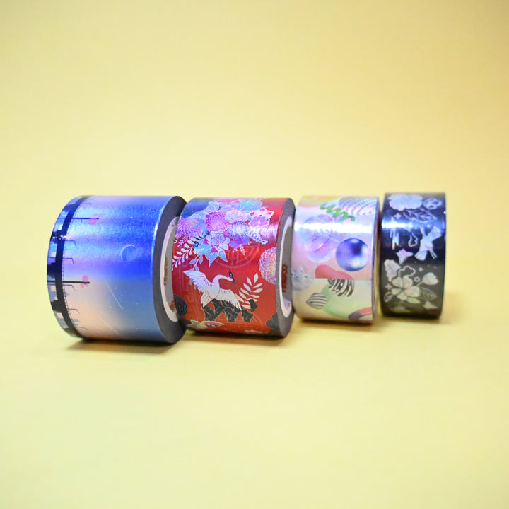 Holographic Tape Set with Pouch (4 pcs.)