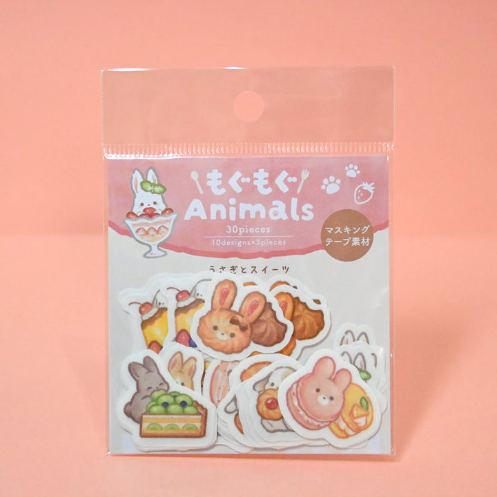 SAIEN Mogu Mogu Animals Bunny Rabbit Flake Seal