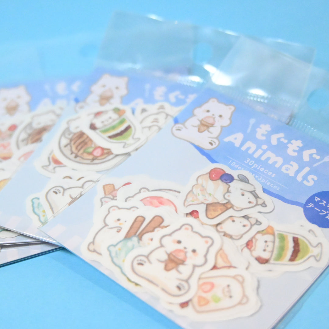 SAIEN Mogu Mogu Animals Ice Bear Flake Seal