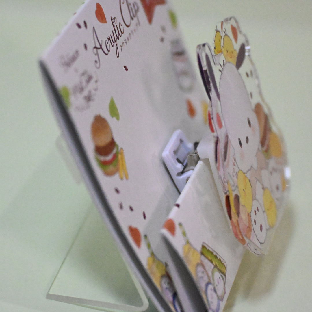 Sanrio Pochacco Rotatable Acrylic Clip