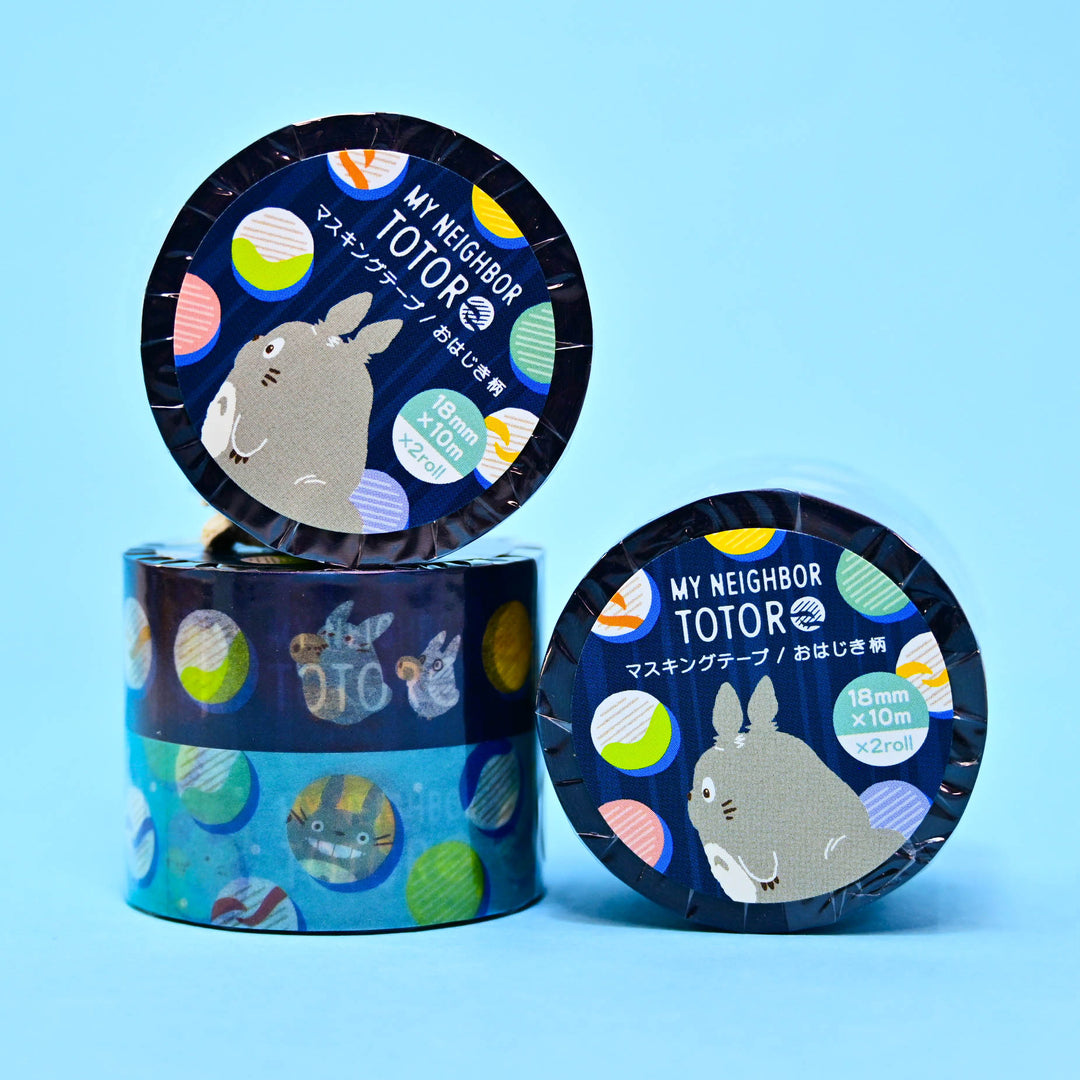 My Neighbor Totoro Ohajiki Marbles Washi Tape Set 1.8cm (2 pcs.)