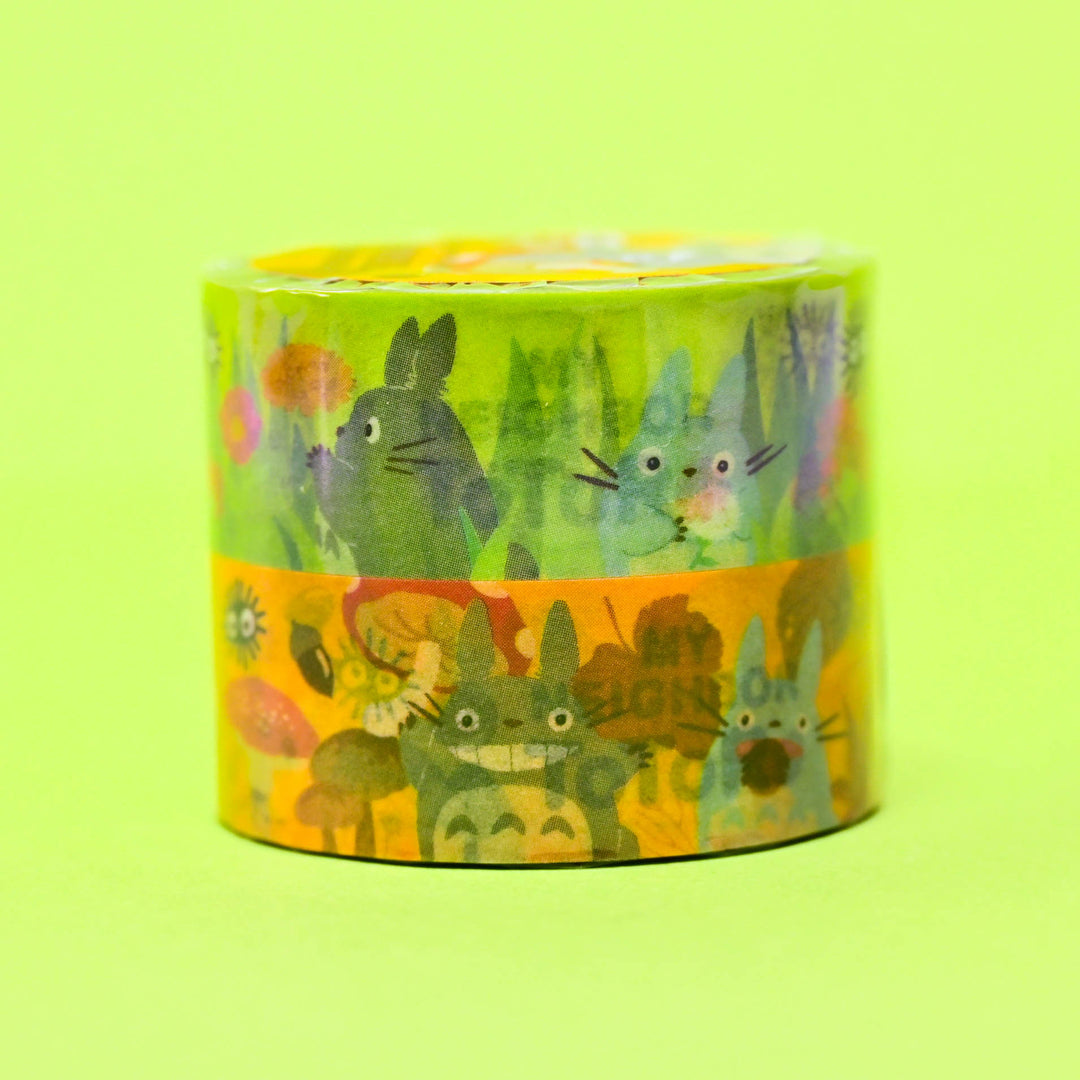 My Neighbor Totoro Acorn Field Washi Tape Set 1.8cm (2 pcs.)