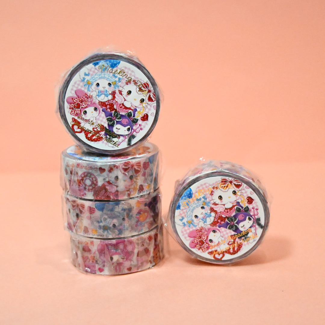 Amenomori Fumiko Sanrio Characters Masking Tape