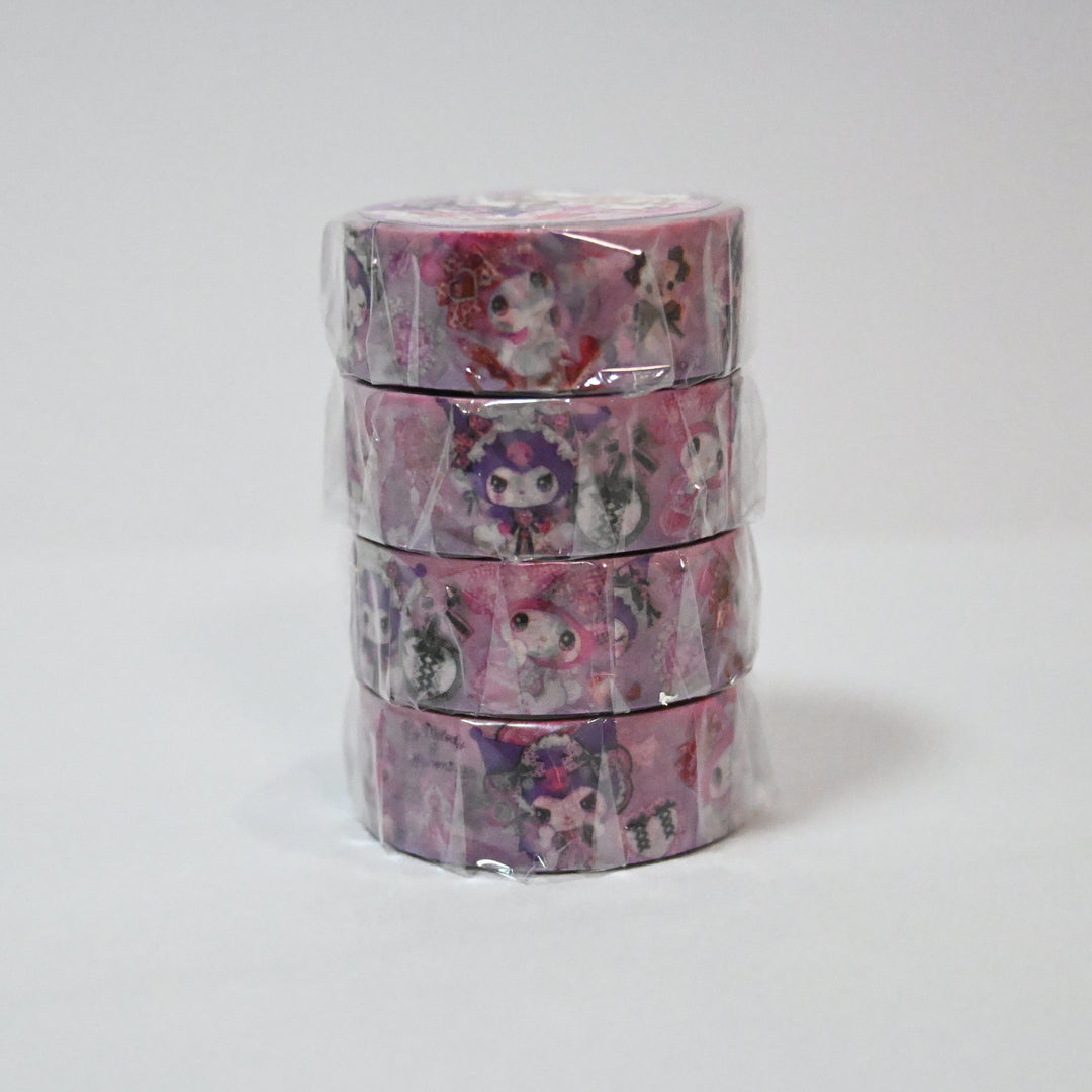 Amenomori Fumiko Sanrio My Melody and Kuromi Masking Tape