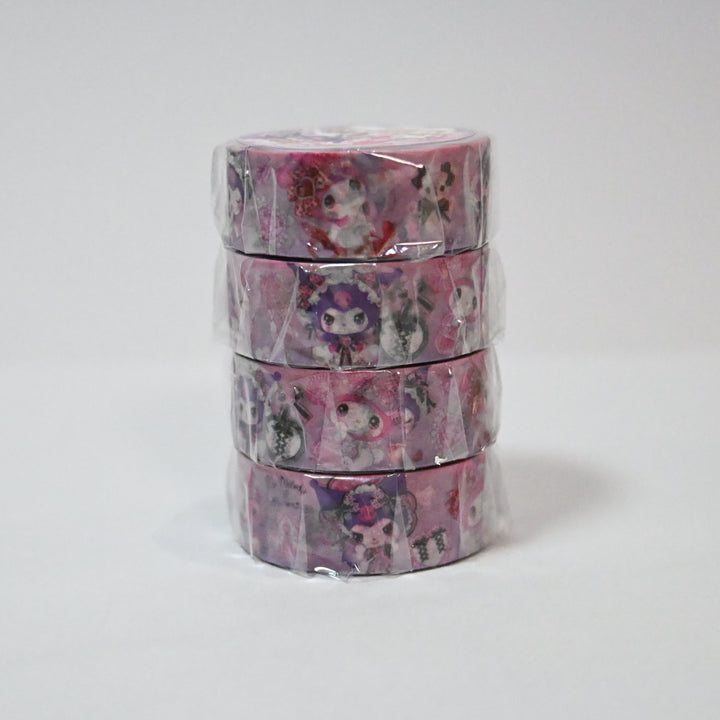 Amenomori Fumiko Sanrio My Melody and Kuromi Masking Tape