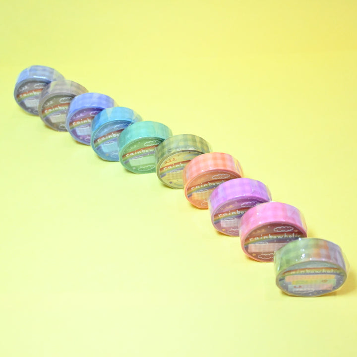 Rainbowholic Original Pastel Masking Tape Set of 10