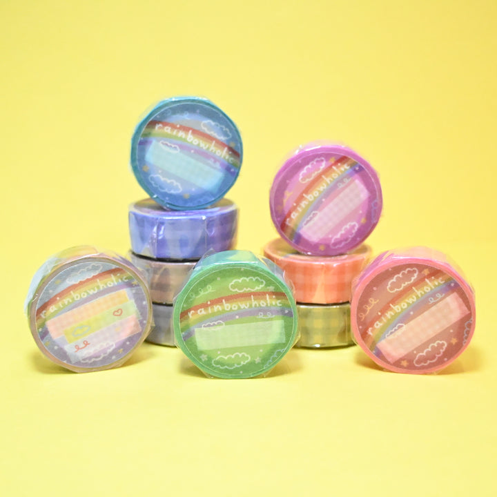 Rainbowholic Original Pastel Masking Tape Set of 10