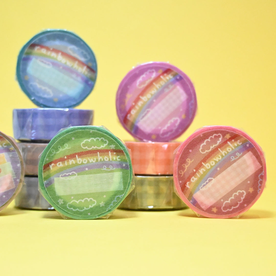 Rainbowholic Original Pastel Masking Tape Set of 10