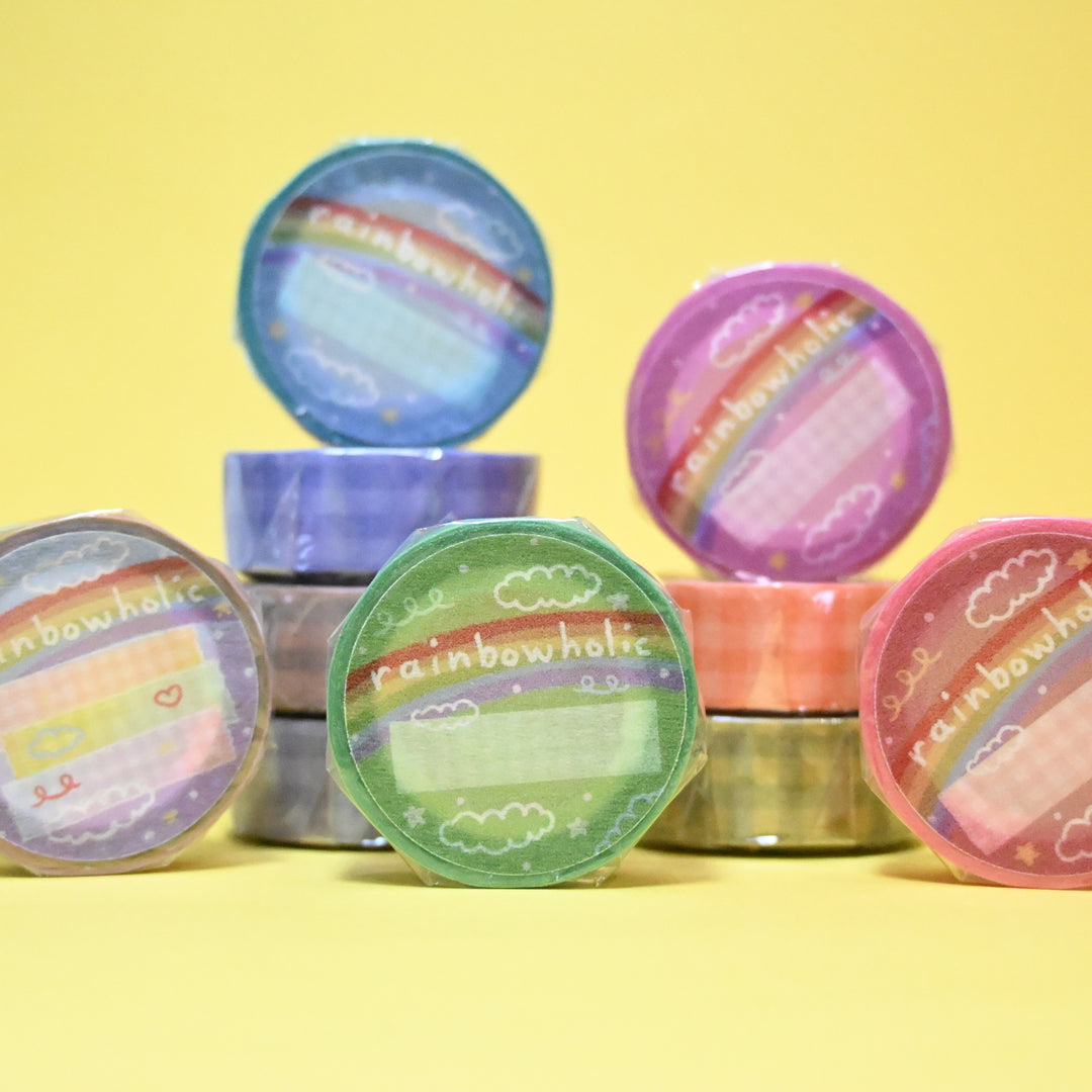 Rainbowholic Original Pastel Masking Tape Set of 10