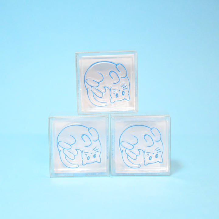 HITOTOKI Kori Jirushi Ice Cube Stamp Large Cat Design