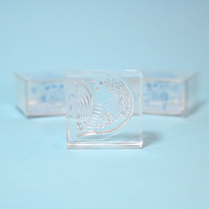 HITOTOKI Kori Jirushi Ice Cube Stamp Large Wave Design