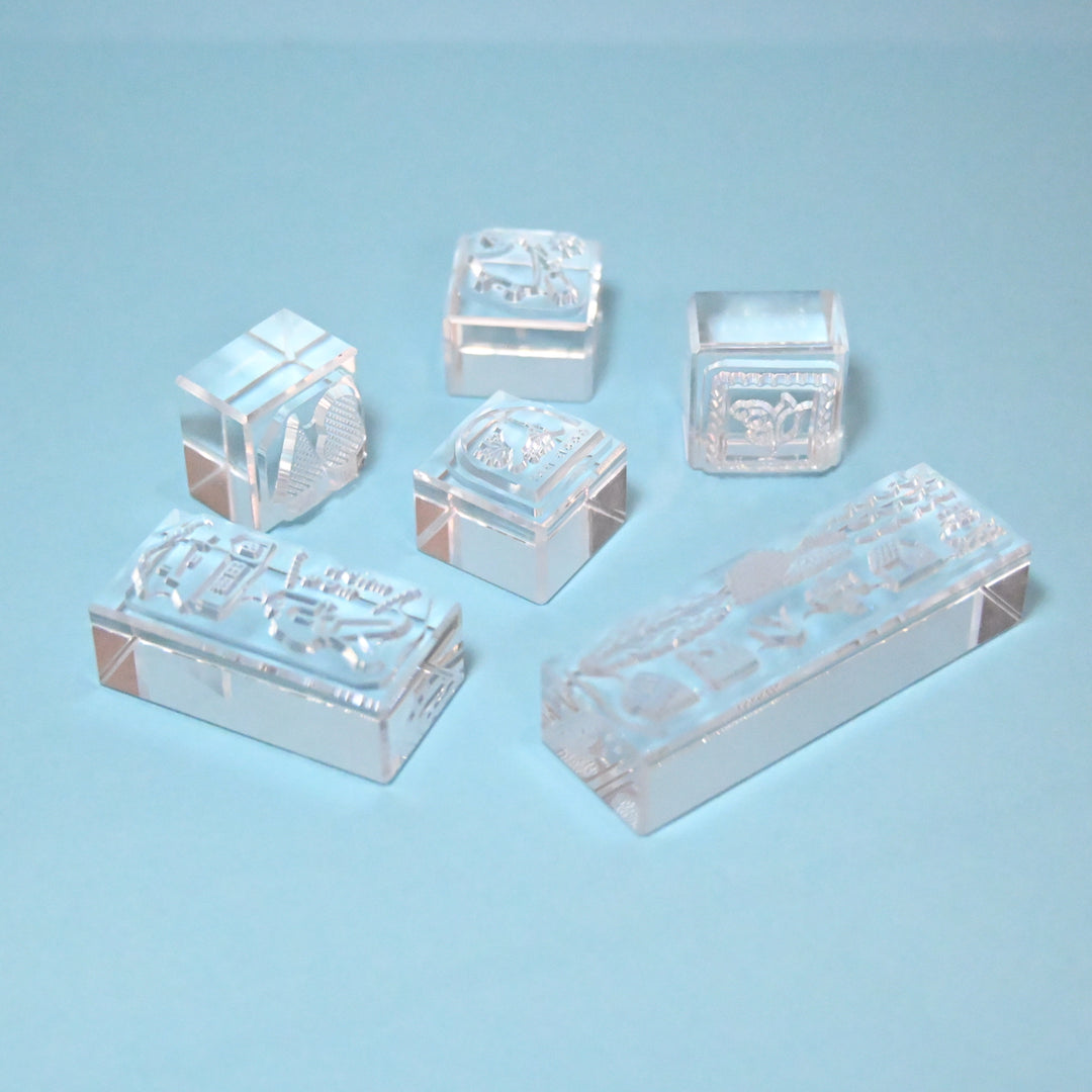 HITOTOKI Kori Jirushi Ice Cube Stamp Outdoor Nature Travel Set