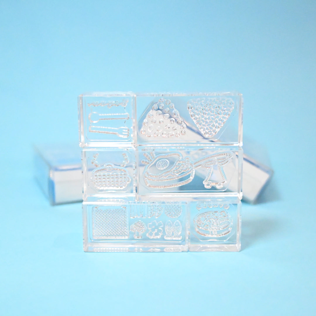 HITOTOKI Kori Jirushi Ice Cube Stamp Breakfast Set