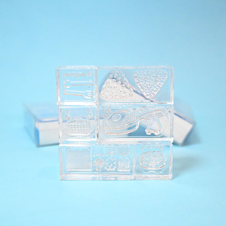 HITOTOKI Kori Jirushi Ice Cube Stamp Breakfast Set