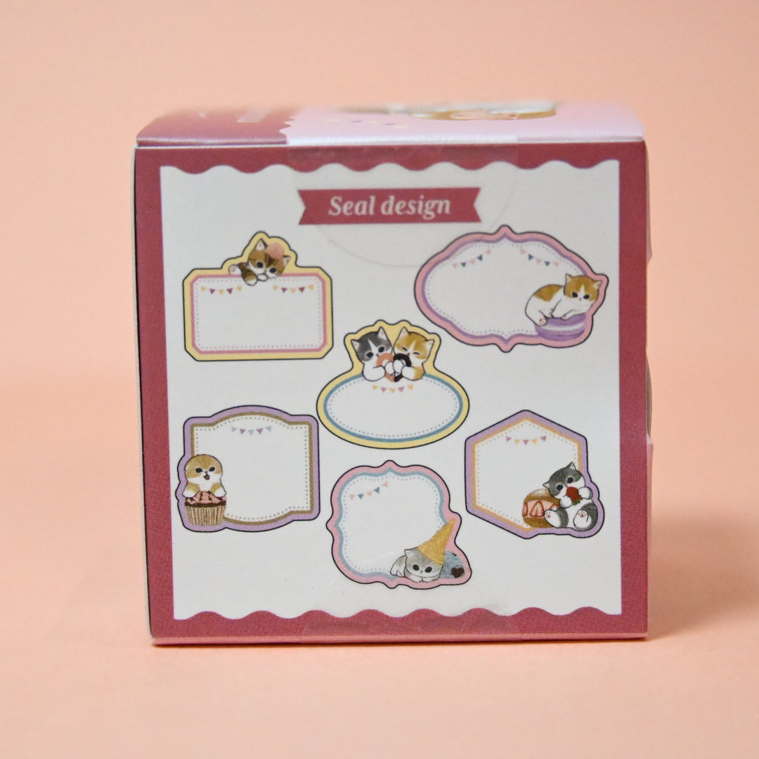 sun-star mofusand Pink Masking Stickers Multiple Designs