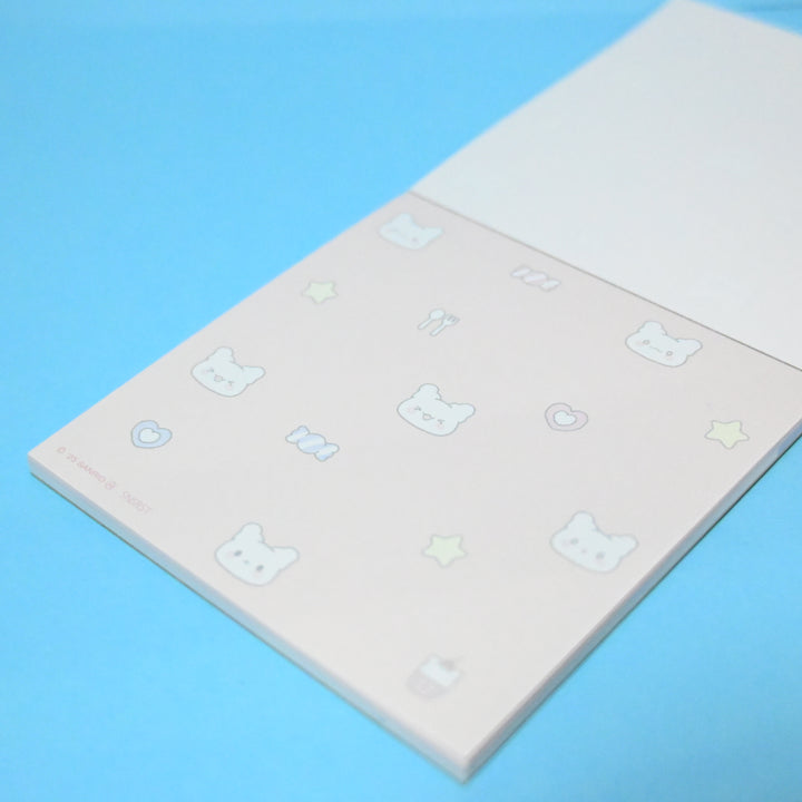 Hanamaruobake Blue Square Memo Pad