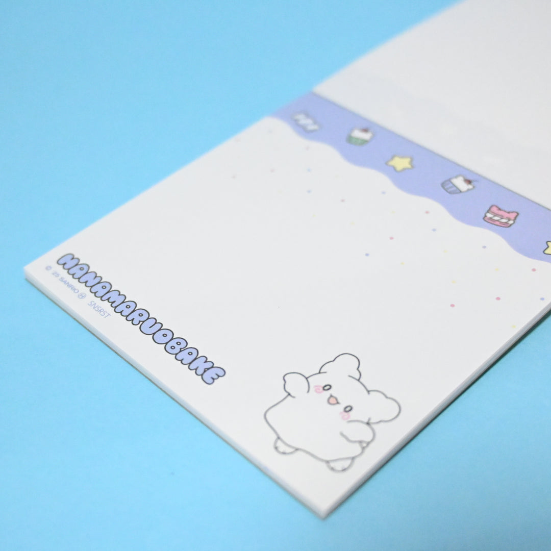 Hanamaruobake Blue Square Memo Pad