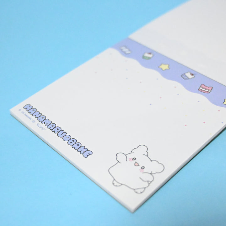 Hanamaruobake Blue Square Memo Pad
