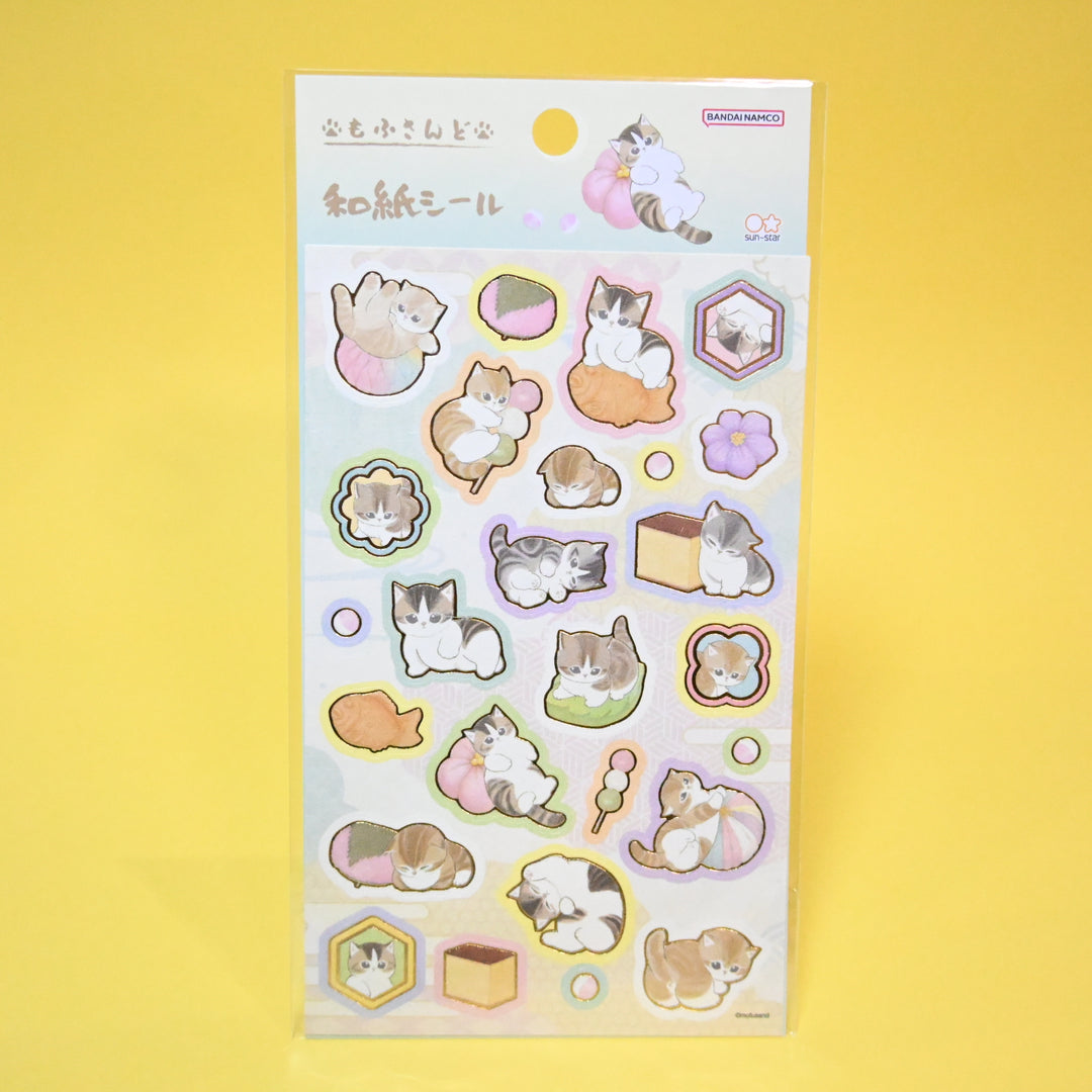 mofusand Snack and Relax Sticker Sheet