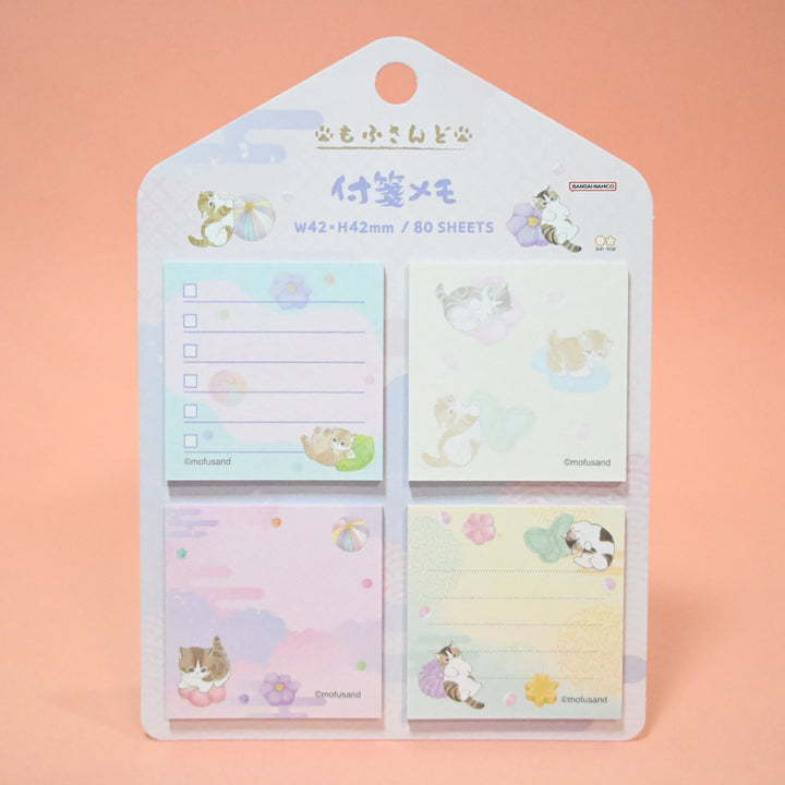 mofusand Sticky Notes 4 Designs Set