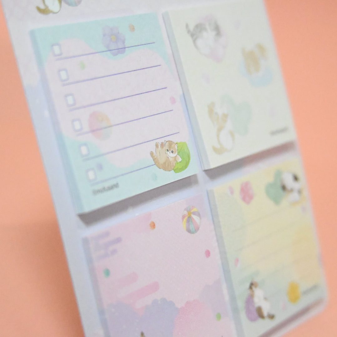 mofusand Sticky Notes 4 Designs Set