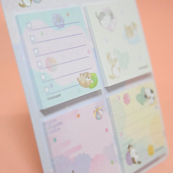 mofusand Sticky Notes 4 Designs Set