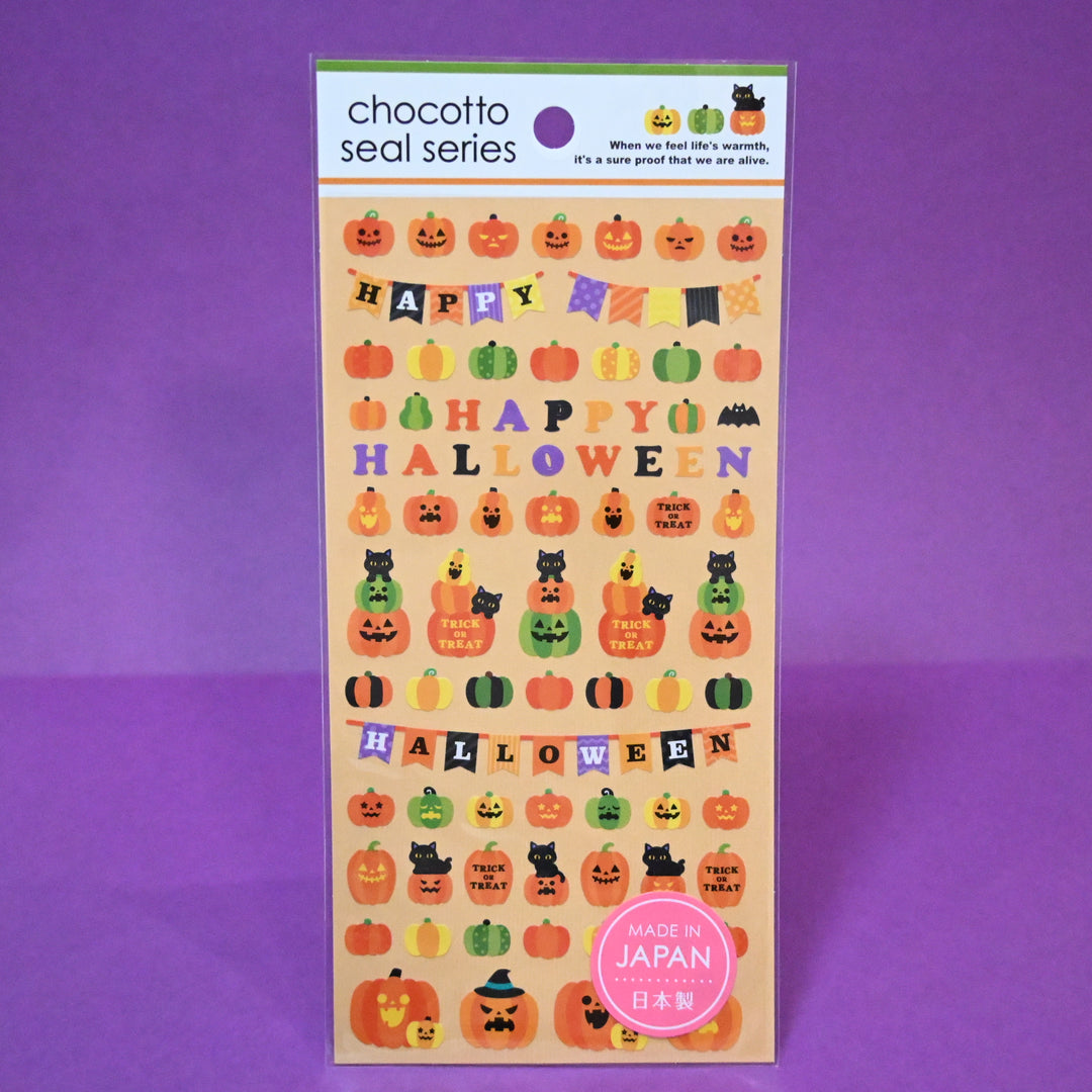 chocotto Halloween Sticker Sheet Set (3 pcs.)