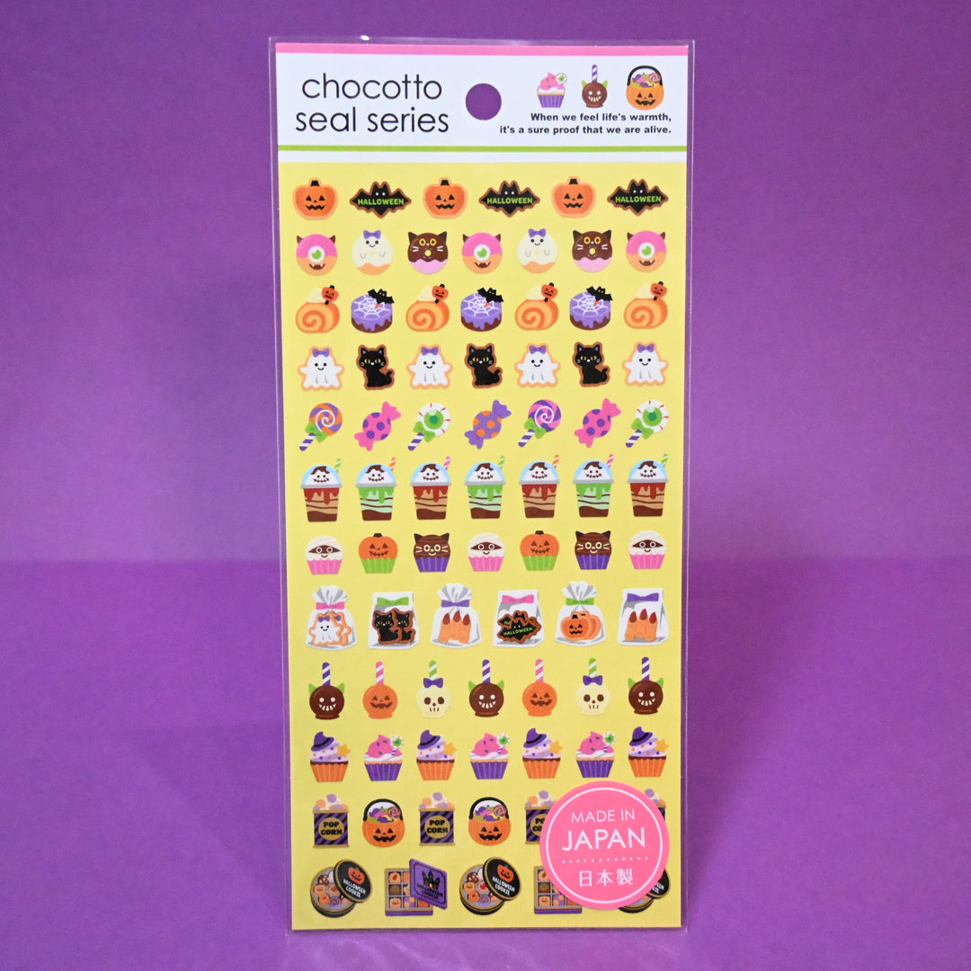 chocotto Halloween Sticker Sheet Set (3 pcs.)